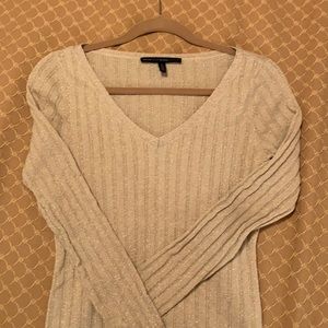 White House Black Market Gold Sweater